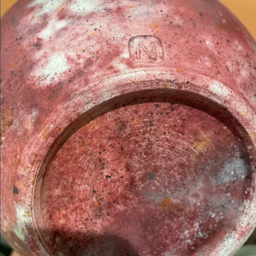 Raku Art Pottery Vessel - Picture 4 of 4